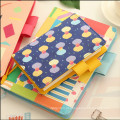 New Fashion Trendy A5 PU Leather Binder Planner, Macarons Notebooks Stationery